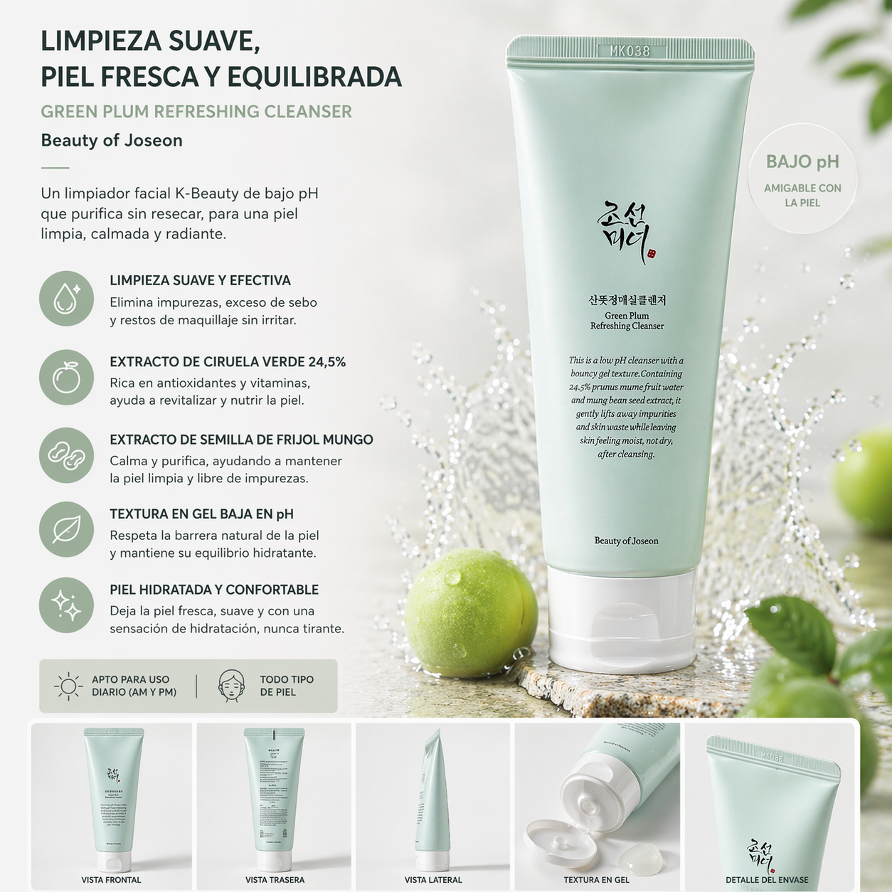 Limpiador facial K-BEAUTY