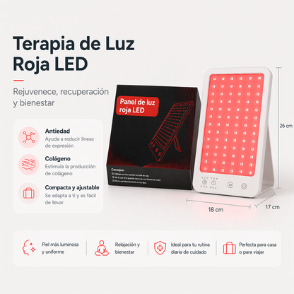 Dispositivo portátil terapia led