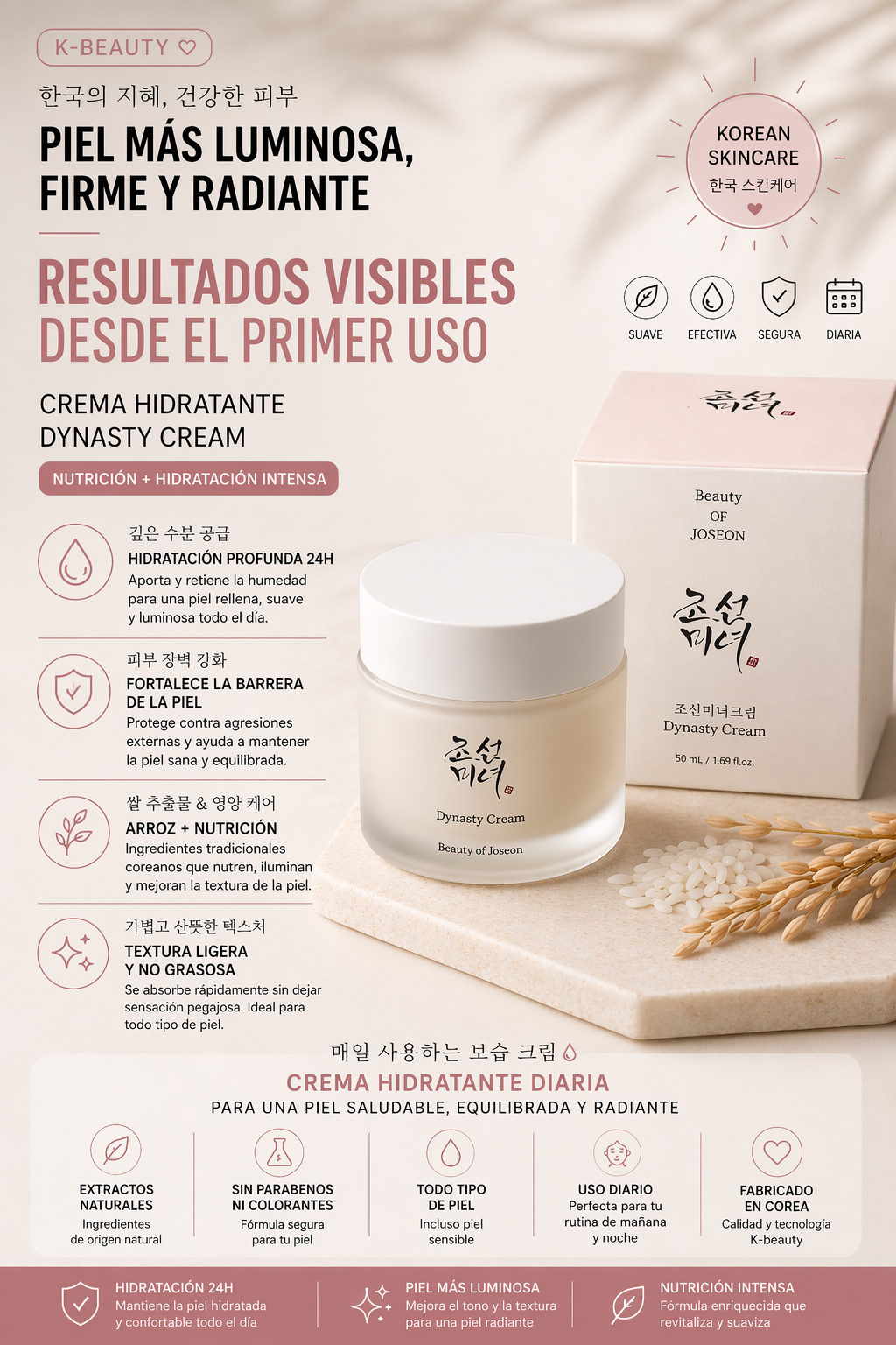 Crema hidratante K-BEAUTY